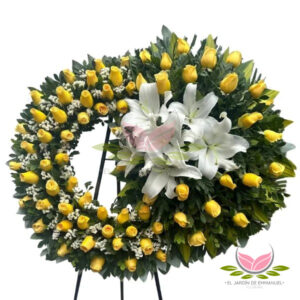 CORONA FÚNEBRE BELLA