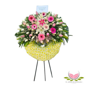 CORONA FUNEBRE ROSA GERVERAS