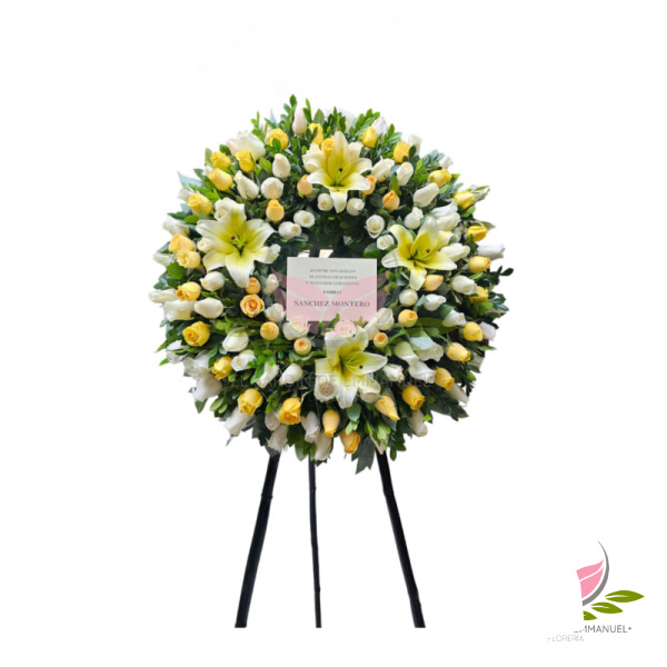 CORONA PICARÓN FÚNEBRE ASHLY