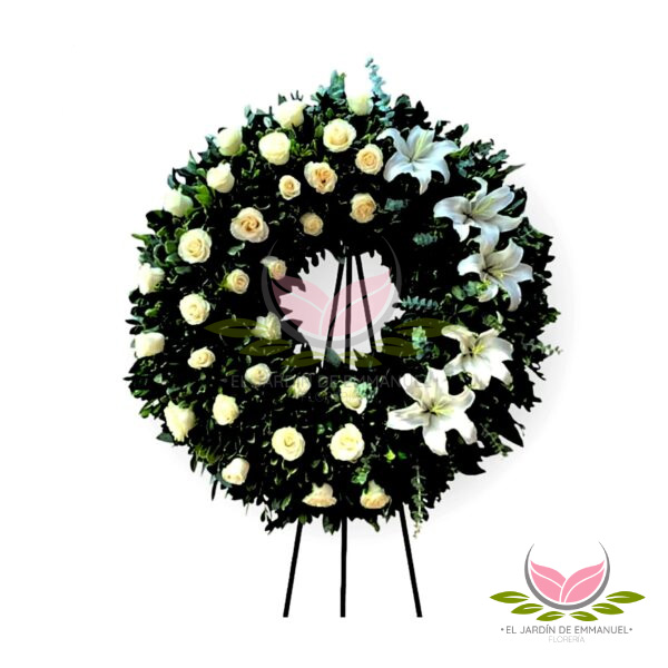 CORONA PICARONA FUNEBRE ROSET