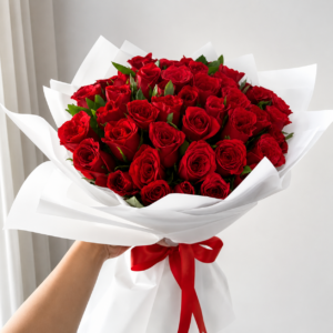 bouquet de 48 rosas rojas